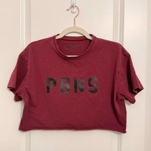 Alphalete Burgundy Crop Top - Good Used Condition